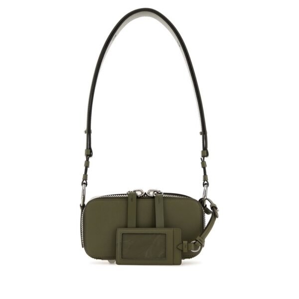 메종마르지엘라 Army 그린 레더 숄더백 SB1WD0031P7275 T7429