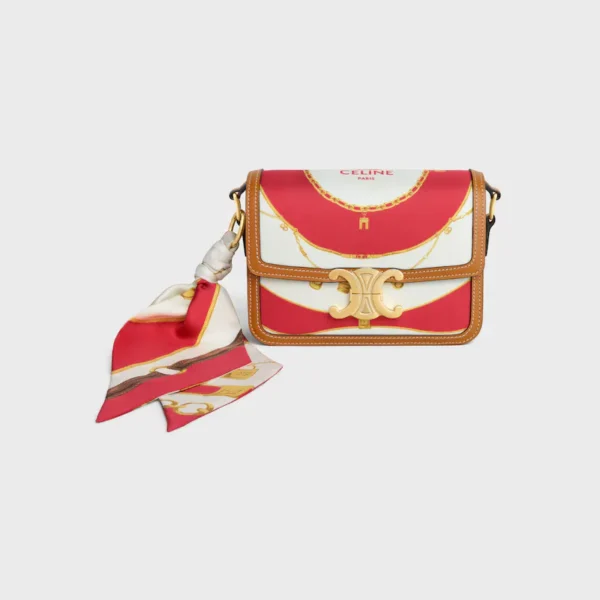 셀린느 틴 트리옹프 인 실크 앤 내추럴 카프스킨 L100I3J82.35RW