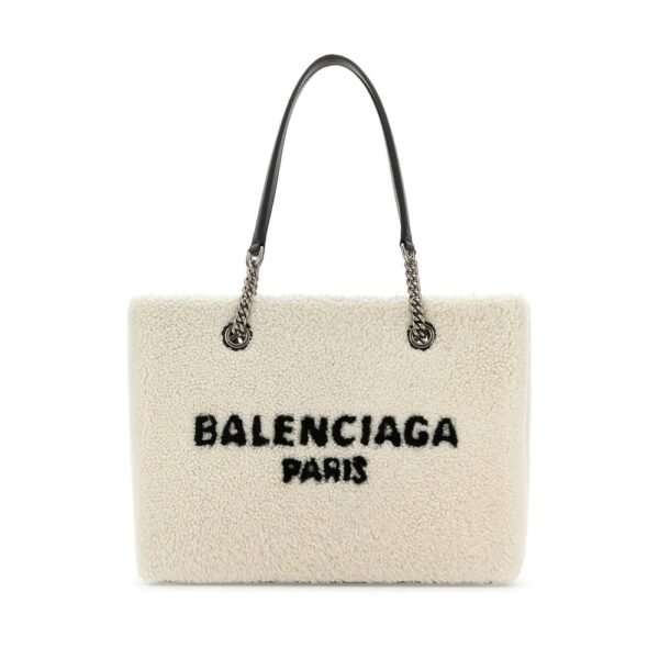 발렌시아가 화이트 쉐어링 Duty Free M 핸드백 7599732AAWO 9224