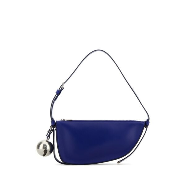 버버리 블루 레더 Shield 미니 숄더백 8078857 B7320