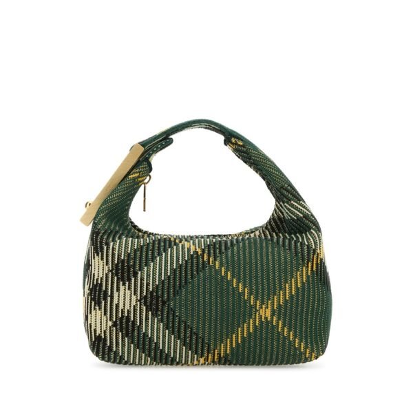 버버리 자수 나일론 미니 Peg 핸드백 8082042 B8636