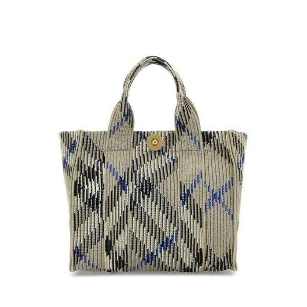 버버리 자수 패브릭 체크 미니 핸드백 8090404 B9629