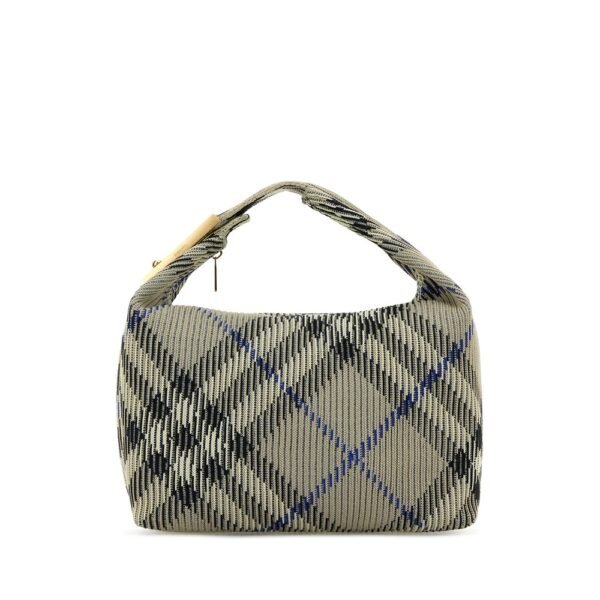 버버리 자수 나일론 미디엄 Peg 핸드백 8092989 B9629