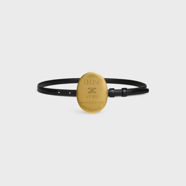 셀린느 비비엔 벨트 25 MM 인 토리용 레더 B10543A01.GHQ8