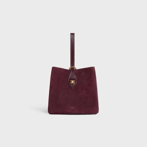 셀린느 스몰 앰버 인 스웨이드 앤 파이톤 이펙트 카프스킨 122543N50.28BD