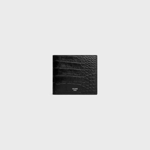 셀린느 바이폴드 지갑 인 크로커다일 엠보스드 카프스킨 10C873CUX.38SI