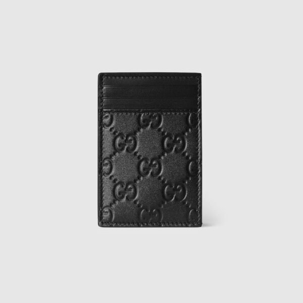 구찌 GG 엠블럼 머니 클립 블랙 855502AAFDV1000