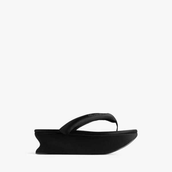 발렌시아가 가에타 쪼리 블랙 869909W0WM01000