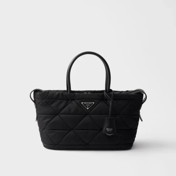 프라다 Medium padded Re-Nylon 토트백 1BG663_RDJN_F0002_V_OOO