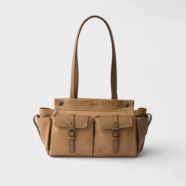 프라다 Prada Route medium leather 토트백 1BG645_2G6F_F0036_V_OOO