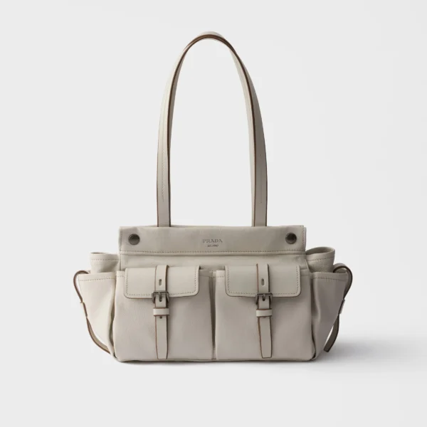 프라다 Prada Route 미디엄 레더 토트백 1BG645_2G6R_F0K74_V_OOO
