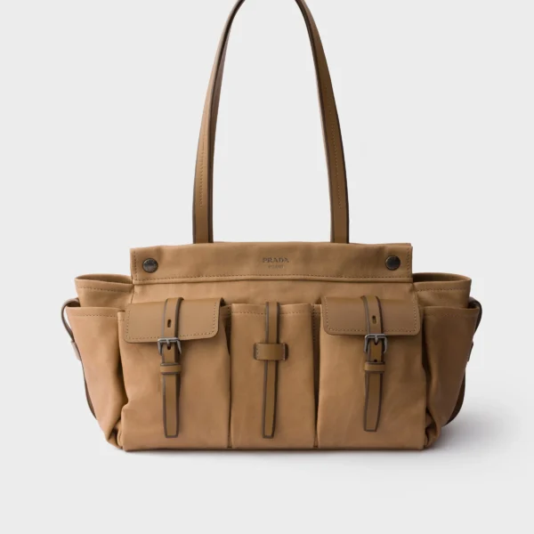 프라다 Prada Route large leather 토트백 1BG644_2G6F_F0036_V_OOO