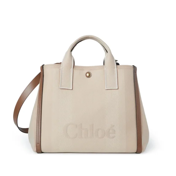 끌로에 끌로에 캐리 토트백 캔버스 CHC25SS910O6523N