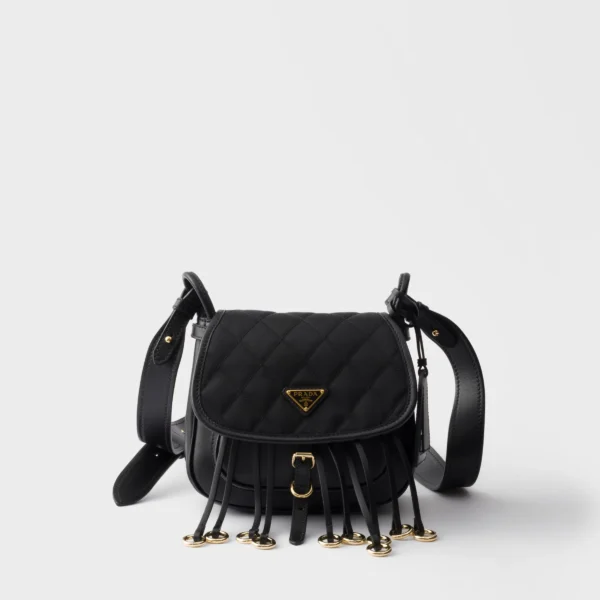 프라다 Prada Corsaire Re-Nylon & 레더 미니 숄더백 1BD412_2ZU8_F0002_V_OOU