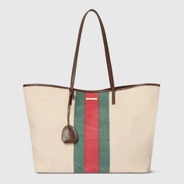구찌 Gucci Tribeca 라지 토트백 & 참 장식 A0034DFAGAI8643