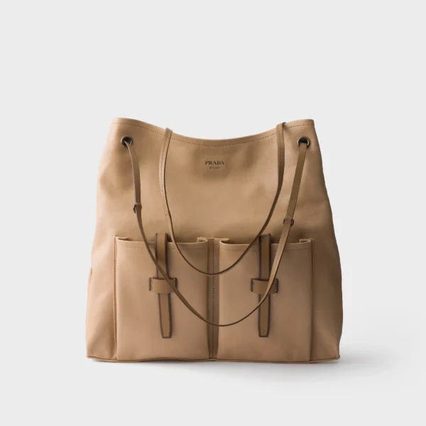 프라다 Prada Route 라지 레더 백 1BC289_2G6F_F0036_V_OOO