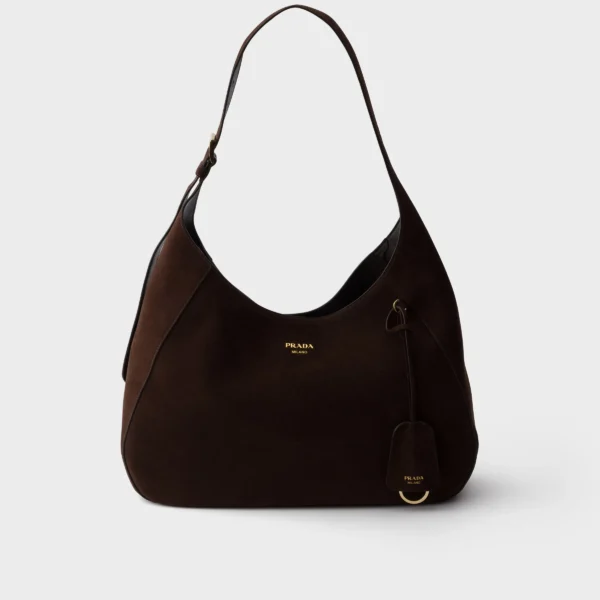 프라다 Large suede bag 1BC299_2C4S_F0003_V_OOO