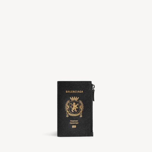 발렌시아가 Passport 롱 코인 카드홀더 8463302AB4Y1000