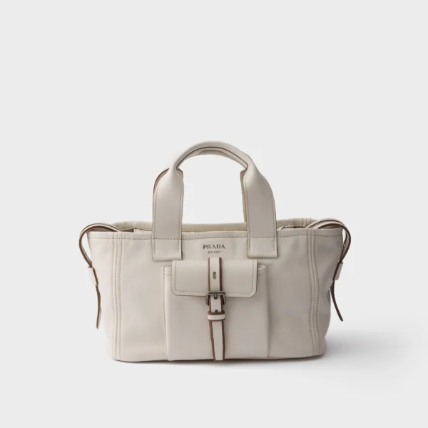 프라다 Prada Route 미디엄 레더 토트백 1BG660_2G6R_F0K74_V_OOO