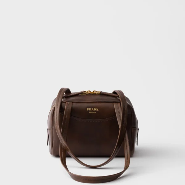 프라다 Prada Box 앤티크 레더 탑핸들 미니백 1BB167_2ZQ6_F0324_V_OOO