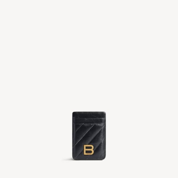 발렌시아가 Crush Magnet 카드홀더 퀄팅 782132210J11000