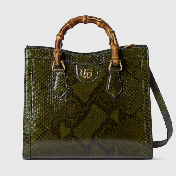 구찌 Gucci Diana 파이톤 미디엄 토트백 853226EKN0G3037