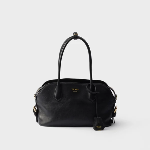 프라다 Prada Signet 미디엄 레더 토트백 1BG609_2HF2_F0002_V_DOO