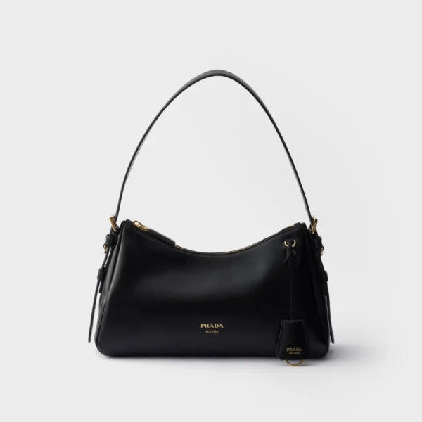 프라다 Prada Aimée 미디엄 레더 숄더백 1BC229_2ZRN_F0002_V_LEY