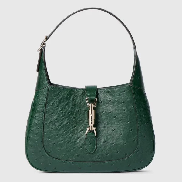 구찌 Gucci Jackie 1961 오스트리치 미디엄 백 820415EY00G3002