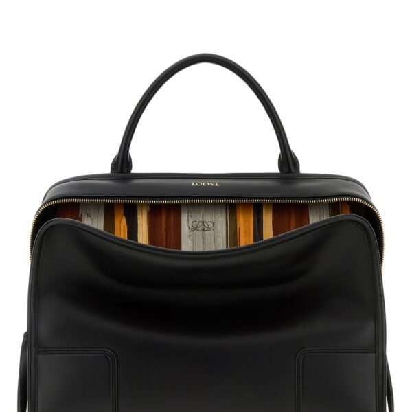 로에베 레더 라지 Amazona 180 핸드백 A039ASRX21 MULTICOLORBLACK