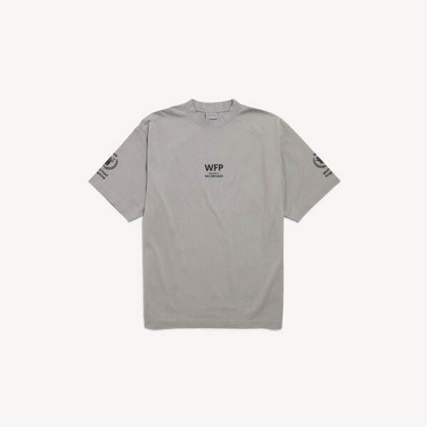 발렌시아가 남성 WFP 미디엄 핏 티셔츠 (발렌시아가 그레이) 764235TTVW99243