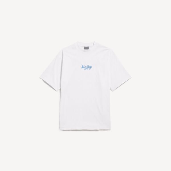 발렌시아가 남성 스케치 미디엄 핏 티셔츠 (화이트) 764235TUVT29000
