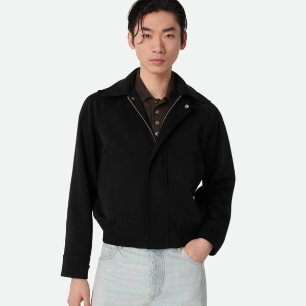보테가베네타 그레인 드 푸드르 블루종 829905VKIS01000