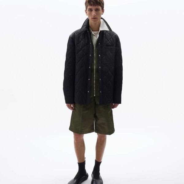 보테가베네타 나일론 & 코튼 퀼팅 오버셔츠 874773V6OE01010