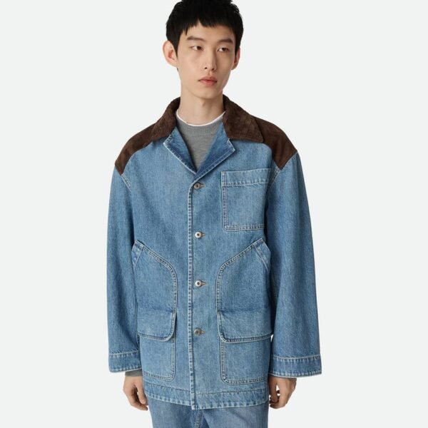 보테가베네타 빈티지 인디고 데님 재킷 837940V42W04715