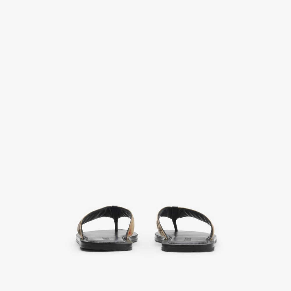 버버리 샌들 Pavilion 체크 (베이지 샌드) 81091621001 - 이미지 3