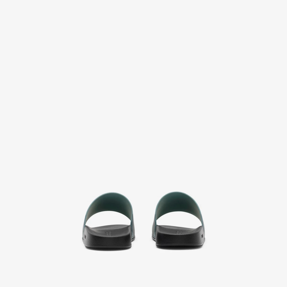 버버리 슬라이드 체크 (블루 아크틱) 81312271001 - 이미지 3