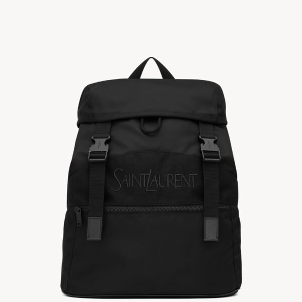생로랑 ECONYL® 및 베지터블 태닝 레더 SAINT LAURENT 백팩 756285FACEO1000