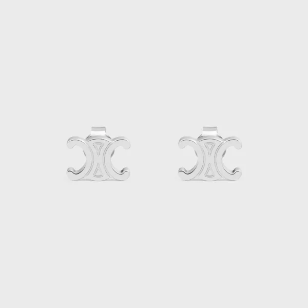 셀린느 트리옹프 스터드 황동 로듐 피니시 461CY6BRA.36SI