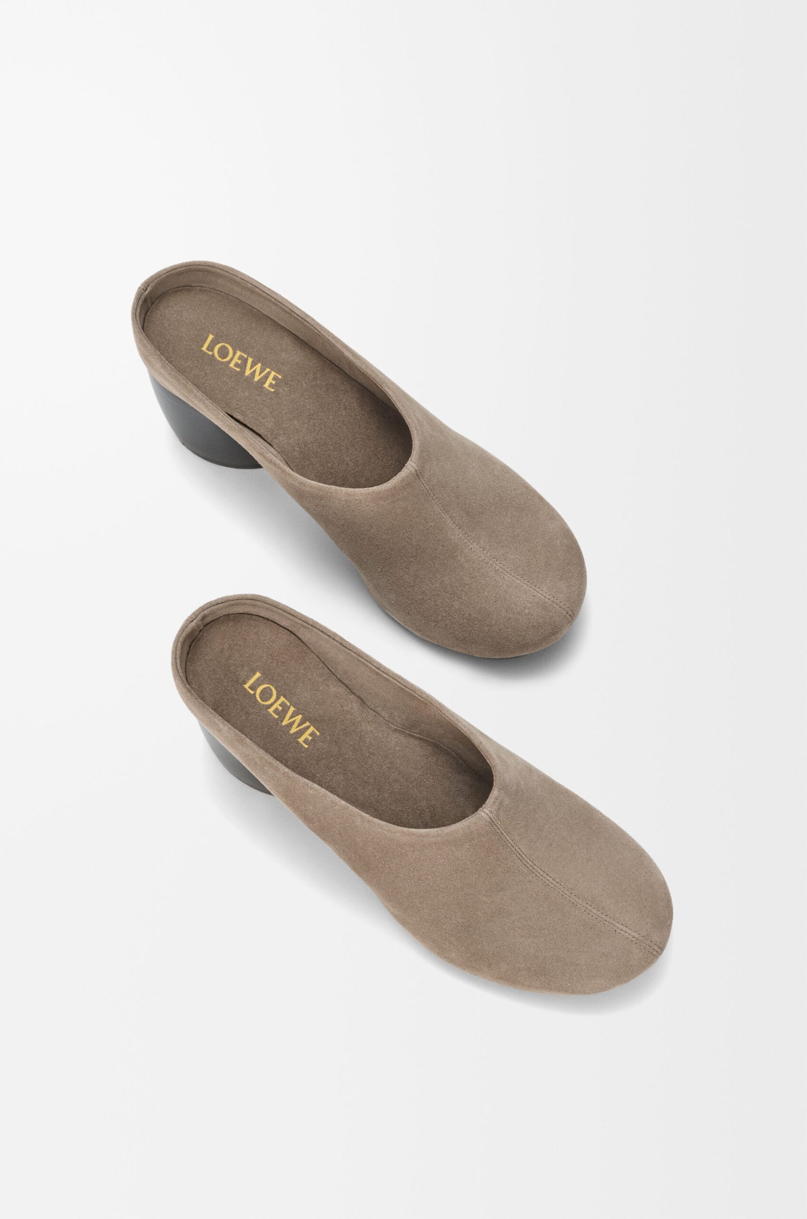 로에베 오벌 뮬 (스웨이드 카프스킨) L814379X74-3330 - 이미지 4