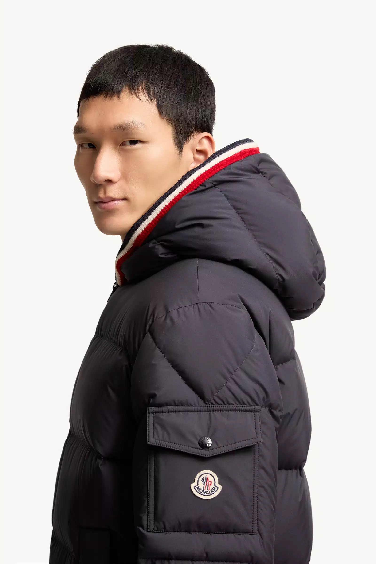 몽클레어 락프로이드 후디드 숏 다운 재킷 L20911A00227597YW778 - 이미지 2